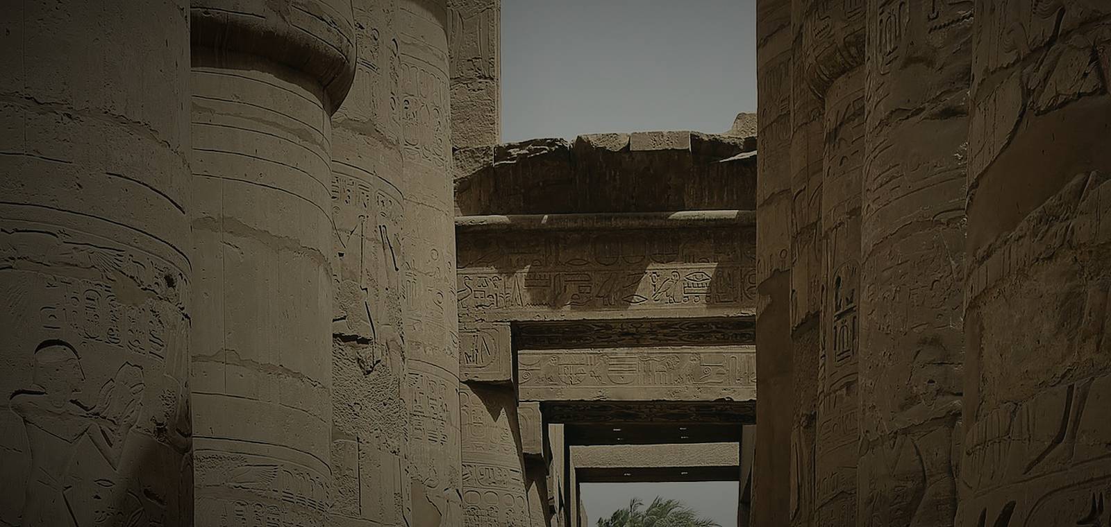 The great hypostyle hall at Karnak, Luxor